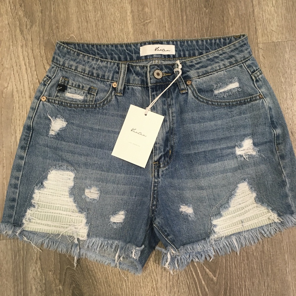 KanCan Distressed Shorts - XS, S